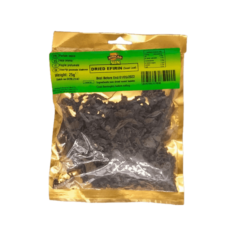 African Sun Drie Efirin (Scent leaf) 25g