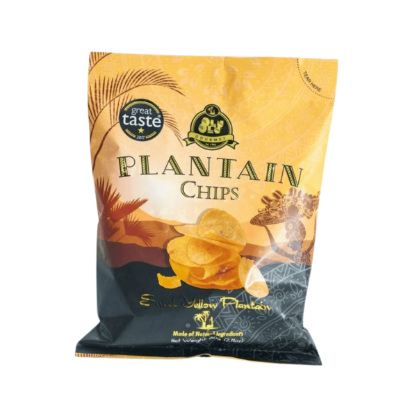 Olu Olu Plantain Chips sweet yellow 60g