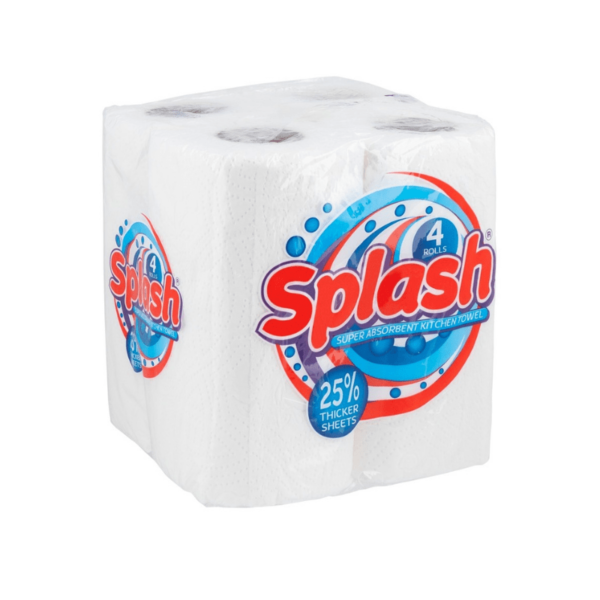 Splash Super Absorbent Kitchen Towel 4 pack