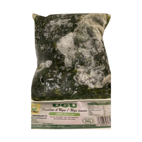 Home Taste Frozen Ugu Leaves
