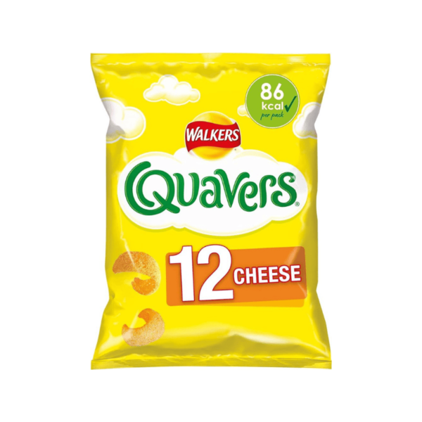 Walkers cheese quaver x12