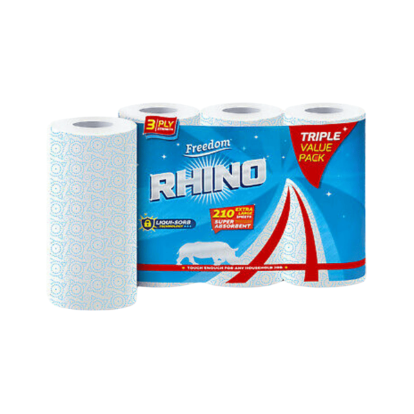 Rhino Blue 3pk Kitchen Towel