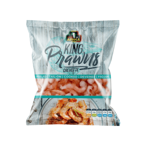 Pride Of Africa King Prawns (Crevette) Cooked/Peeled 300g
