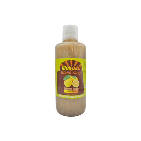 Makazo African Black Soap Lemon