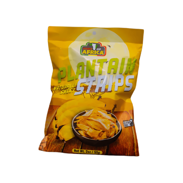 Pride of Africa Plantain Chips Strips Sweet