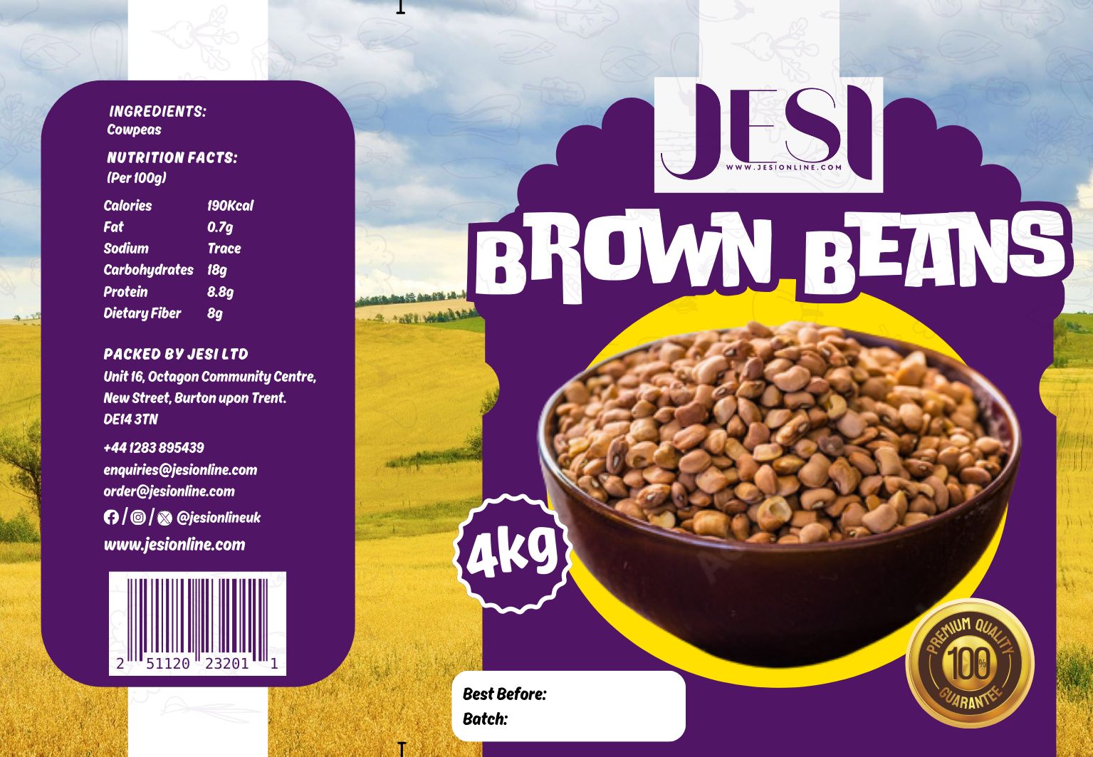 JESI Brown Beans 4kg